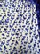 1 Yard Royal Blue 3D Butterfly Mesh Fabric with Satin Appliqués for Dresses and Décor 54 Inch Wide